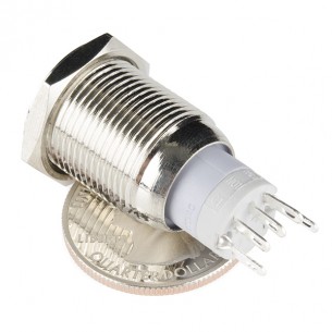 Metal Pushbutton - Latching (16mm )
